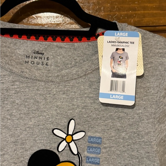 Disney Minnie Mouse Gray T-Shirt - Picture 2 of 4
